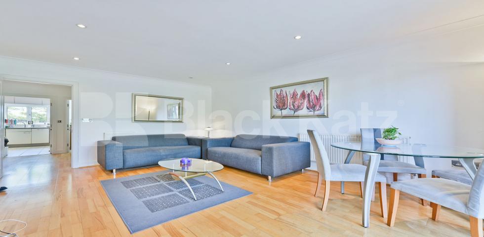 			NEW INSTRUCTION  (Includes Private Gated Parking), 1 Bedroom, 1 bath, 1 reception Apartment			 Wells Place, Kingham Close, Earlsfield